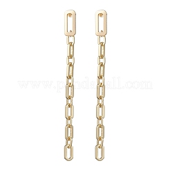 Orecchini a bottone in nappa di ottone&nbsp;EJEW-JE06890