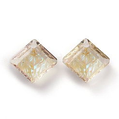 Geprägte Glas Strass Anhänger&nbsp;GLAA-J101-03A-001PS