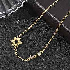Braccialetti in ottone con micro pavé di zirconi trasparenti&nbsp;BJEW-E114-01A-G