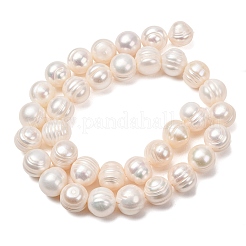 Fili di perle di perle d'acqua dolce coltivate naturali&nbsp;PA-CBABE82-09A