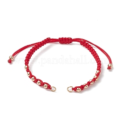 Herstellung von Armbändern aus geflochtenen Polyesterperlen&nbsp;AJEW-JB01250