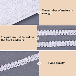 Bordure en dentelle tressée en polyester&nbsp;OCOR-WH20018-22E