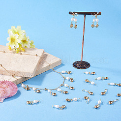 30 pendentif cœur en perle de culture d'eau douce naturelle et acier inoxydable 304 (3 styles disponibles)&nbsp;PALLOY-TAC0318