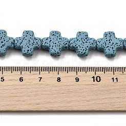 Natürliche Lavasteinperlenstränge&nbsp;G-L498-E02-01B