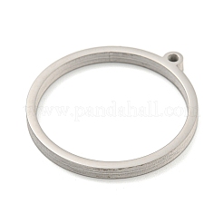 Pendentifs découpés au laser en acier inoxydable 304 anti-ternissement&nbsp;STAS-U009-06E-02
