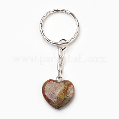 Natürlicher u. synthetischer Mischstein keychain&nbsp;KEYC-JKC00166