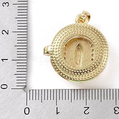 Zirconi in ottone con pendenti in vetro&nbsp;KK-Q815-12G