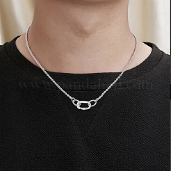 1 Stück: 925 Spring Gate-Ringe aus Sterlingsilber&nbsp;STER-BBC0008-50C