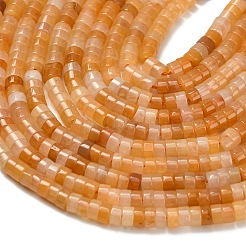 Natürlichen Topas Jade Perlen Stränge&nbsp;G-Z110-A26-2x4mm