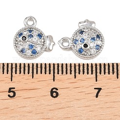 Ottone micro spianare pendenti zirconi&nbsp;KK-L261-14C-P