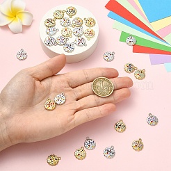 28pcs 14 Farben Legierung Emaille Charms&nbsp;FIND-YW0011-46