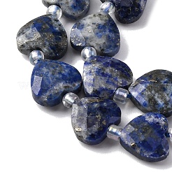 Natürlicher Lapislazuli Perlenstränge&nbsp;G-P570-E12-01