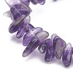 Natürliches Amethyst-Chips-Perlen-Schmuckset&nbsp;X-SJEW-JS01232-03