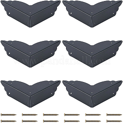 6 pièce de protection d'angle en fer pour meubles d'armoire&nbsp;FIND-CP0003-43B