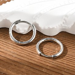 Messing huggie Creolen&nbsp;EJEW-K083-29P