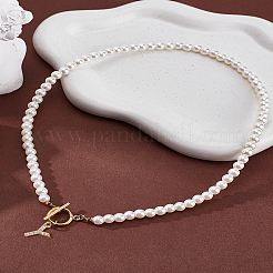 1 collier pendentif lettre en laiton transparent avec zircone cubique&nbsp;NJEW-LP0001-32Y