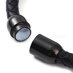 Runde Armbänder aus natürlichen Lavasteinperlen&nbsp;BJEW-A009-08EB-03