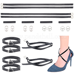 Cordones de zapatos de tacón alto de cuero de pu ahademaker&nbsp;DIY-GA0004-22