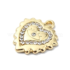 Legierung rhinestone-anhänger&nbsp;PALLOY-S188-07G