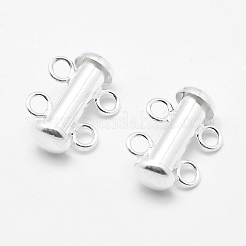 Sterling Silber Schnallen Schiebeverriegelung&nbsp;STER-K035-01