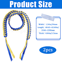 Ghirlande di nastro di laurea bicolore&nbsp;FIND-WH0423-78C