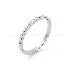 925 anello a fascia semplice in argento sterling&nbsp;RJEW-P164-01A-P