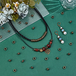 100 pz perline europee in lega tibetana&nbsp;FIND-PH0029-07