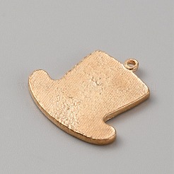 Emaille-Anhänger aus Legierung zum St. Patrick's Day&nbsp;ENAM-WH0004-03KCG-09