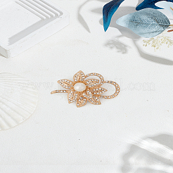 1 broche en alliage de zinc avec strass&nbsp;JEWB-LP0006-05G