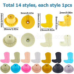 Perline in silicone stile 14 pz 14&nbsp;SIL-SC0001-22
