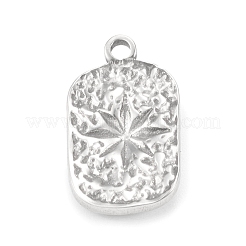 Pendentifs en acier inoxydable 304 anti-ternissement&nbsp;STAS-F287-11P