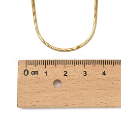 Collares largos de cadena de serpiente de acero inoxidable 304 de 1.6 mm&nbsp;LS-NJEW-A049-02G