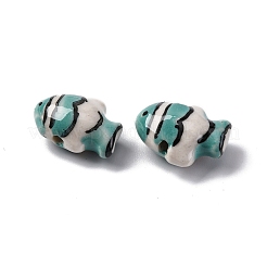 Perles en porcelaine manuelles&nbsp;PORC-R002-01E