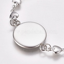 Anlaufgeschützte Herstellung von Armbändern aus Edelstahl 304&nbsp;X-STAS-L248-009P