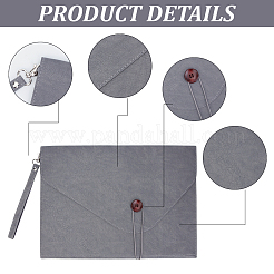 Pochettes rectangulaires en cuir PU&nbsp;AJEW-WH20070-208A