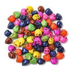 80 Stück 8 Farben synthetische Türkisperlen&nbsp;TURQ-FS0001-08