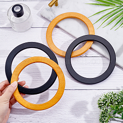 4 Stück 2 Farben Holz rund geformte Griffe Ersatz&nbsp;DIY-PH0003-30