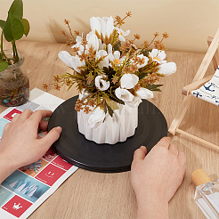 Plattenspieler mit Lazy-Susan-Lager aus Kunststoff&nbsp;FIND-WH07149-01A