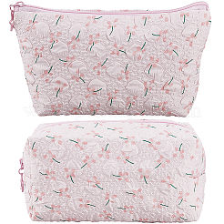 2 pz 2 stili sacchetti portaoggetti cosmetici con cerniera in poliestere da viaggio portatile&nbsp;ABAG-CY0001-01E