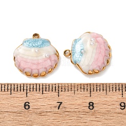 304 Edelstahl-Emaille-Anhänger&nbsp;STAS-K326-02G