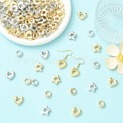 120 pendentif en plastique CCB de 6 styles&nbsp;CCB-YW0001-84