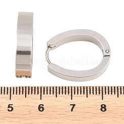 201 orecchini a cerchio in acciaio inossidabile&nbsp;EJEW-T056-03P-04