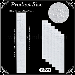 6 pezzo di strass in resina hotfix glitterata&nbsp;DIY-CY0002-66A