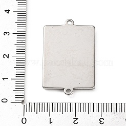 Cabochon-Fassungen für Verbindungsstücke aus Edelstahl 304&nbsp;STAS-Z201-04P-01