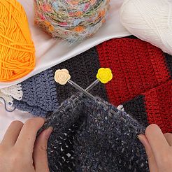 20 Stück 10 Farben rosafarbene Silikonperlen&nbsp;SIL-SZ0001-62