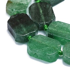 Natürliche grüne Erdbeere Quarzperlen Stränge&nbsp;G-K245-J03-D01