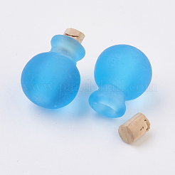 Handmade lampwork Parfümflasche Anhänger&nbsp;LAMP-P044-P