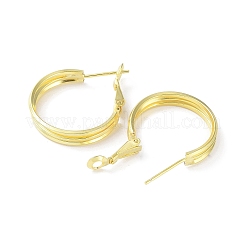 Créoles en 925 argent sterling&nbsp;EJEW-K258-13G