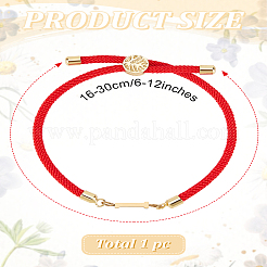 1 bracelet coulissant réglable en nylon pour femme&nbsp;BJEW-LP0001-32I-02