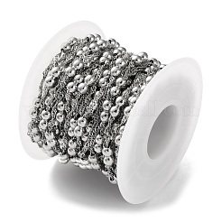 Chaînes en acier inoxydable 304 avec perles&nbsp;CHS-F020-09P